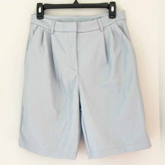 House Of Harlow 1960 Faux Leather Shorts Size Small - Picture 2 of 8